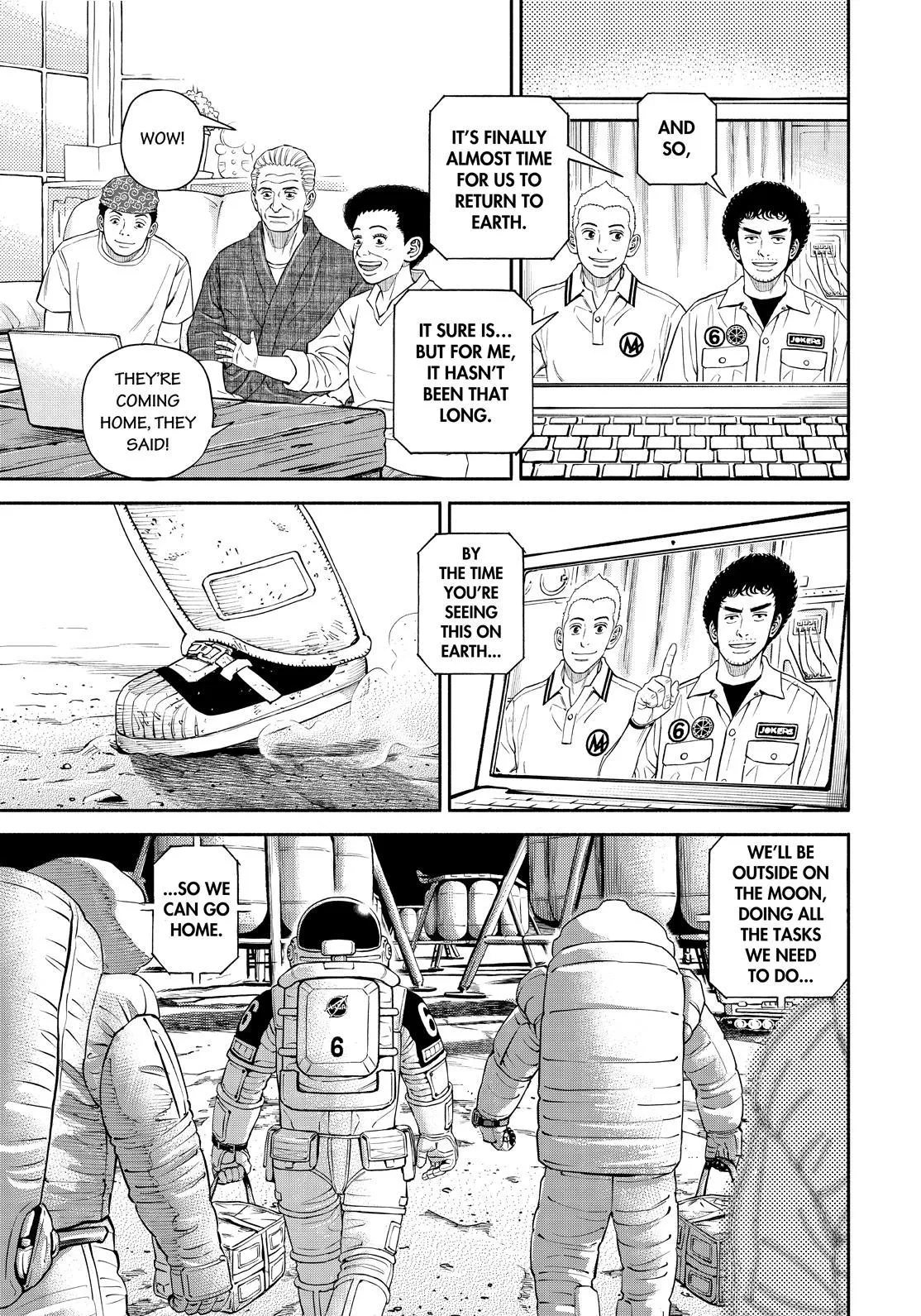 Read Uchuu Kyoudai chapter 388 image 16 on Lezhin