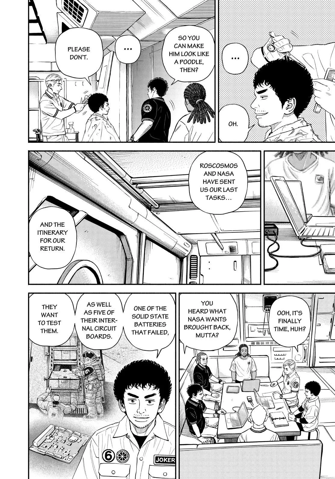 Read Uchuu Kyoudai chapter 388 image 7 on Lezhin