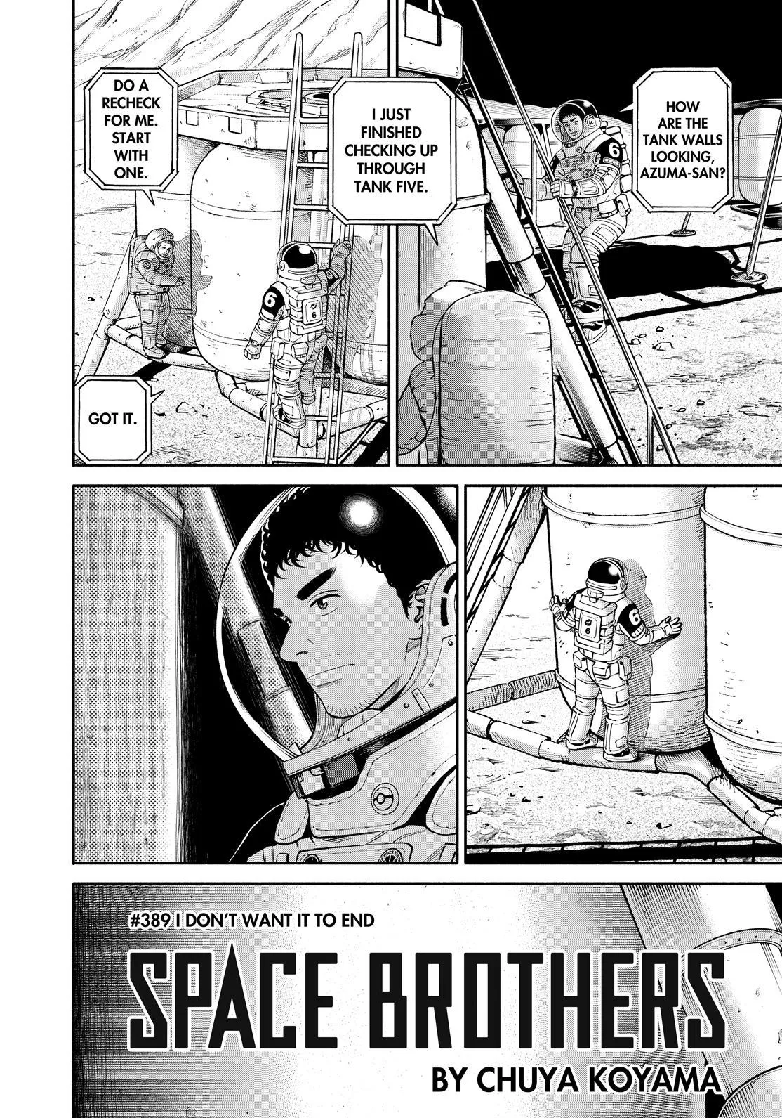 Read Uchuu Kyoudai chapter 389 image 1 on Lezhin