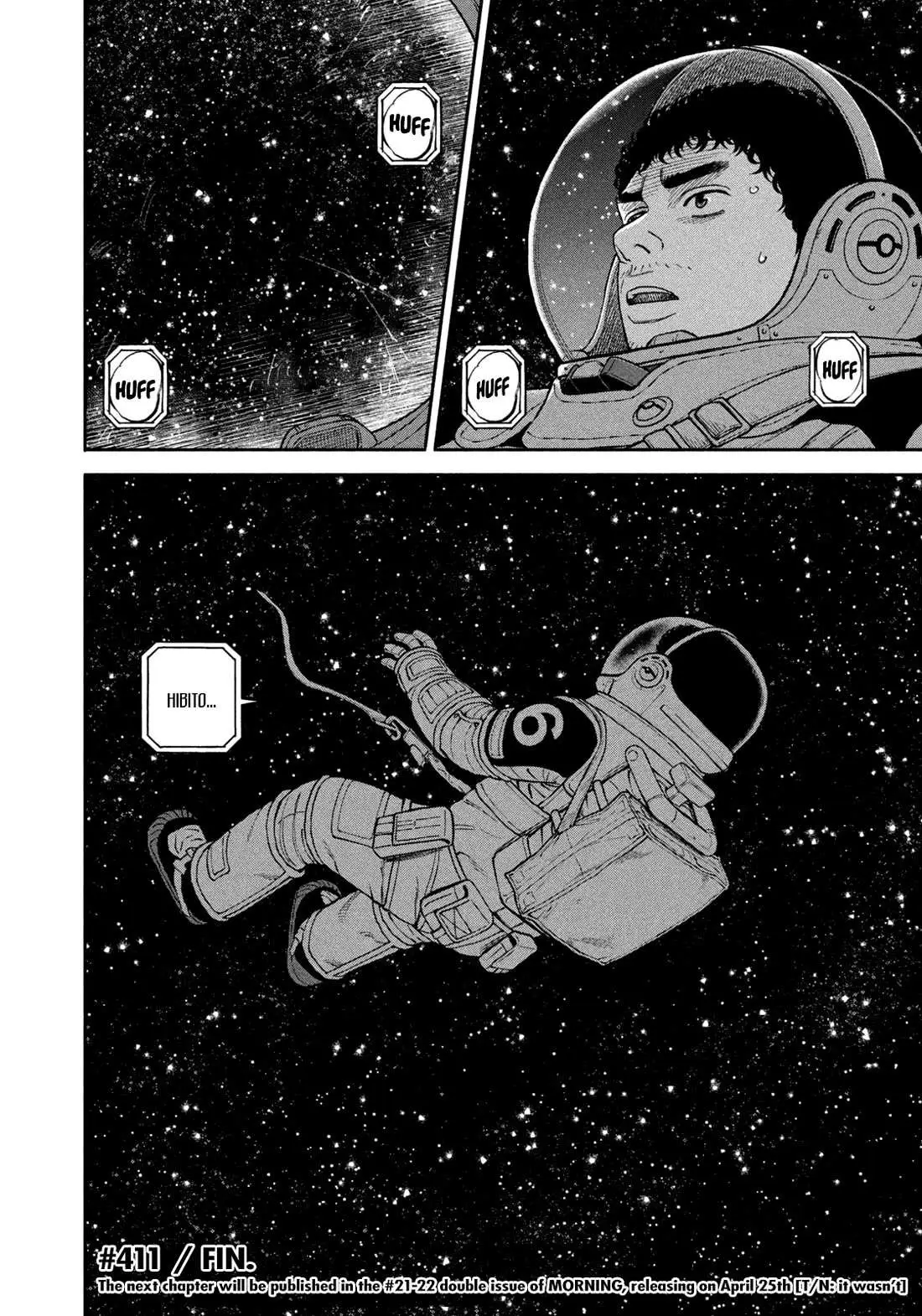 Read Uchuu Kyoudai chapter 411 image 19 on Lezhin