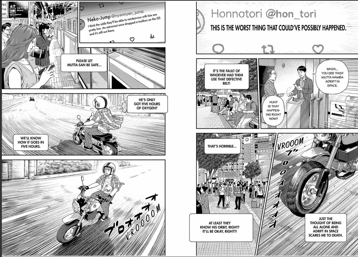 Read Uchuu Kyoudai chapter 412 image 3 on Lezhin