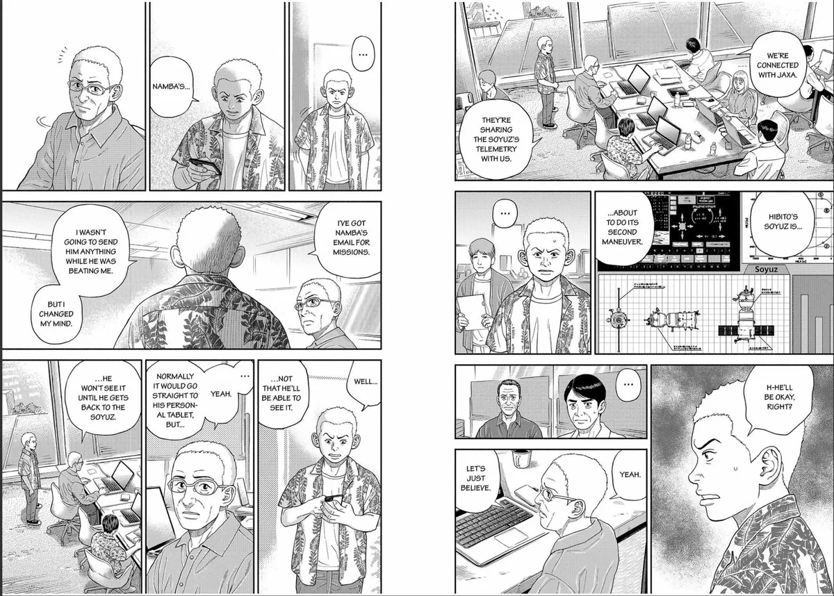 Read Uchuu Kyoudai chapter 412 image 5 on Lezhin