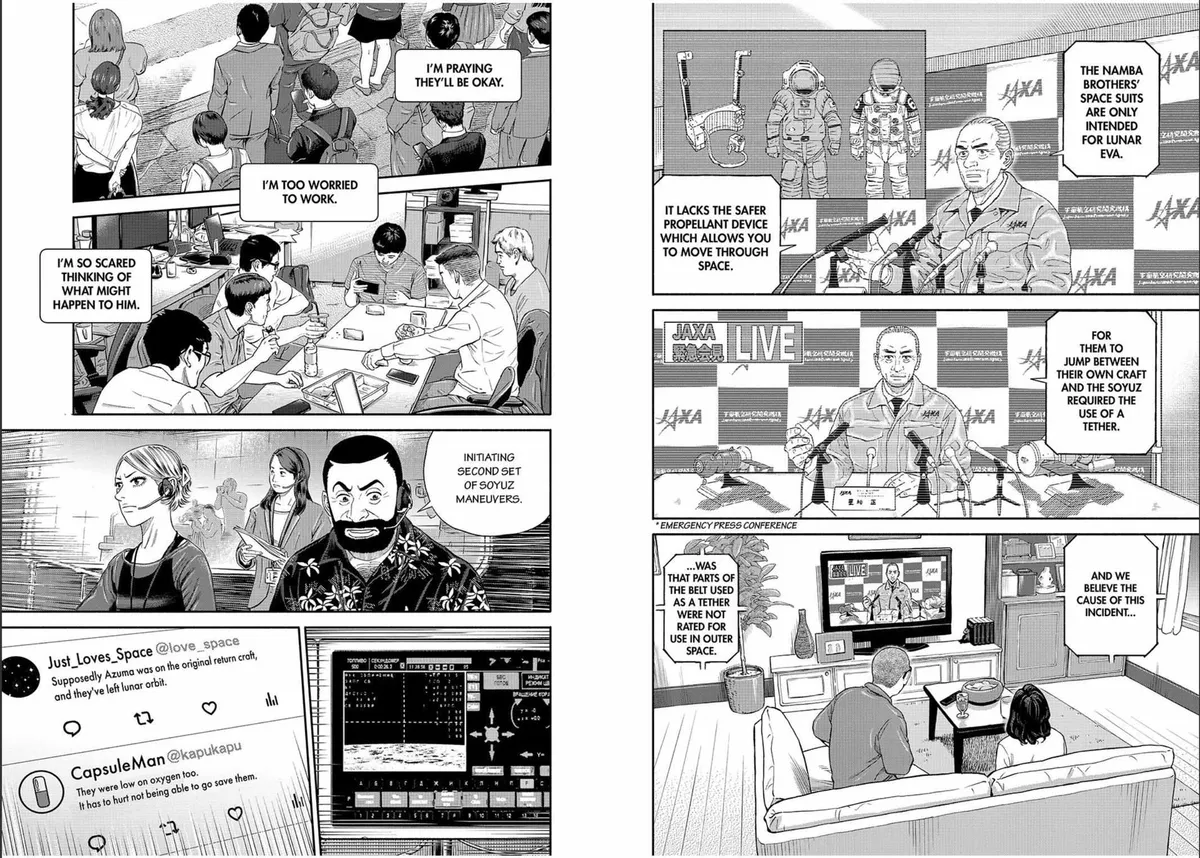 Read Uchuu Kyoudai chapter 412 image 7 on Lezhin