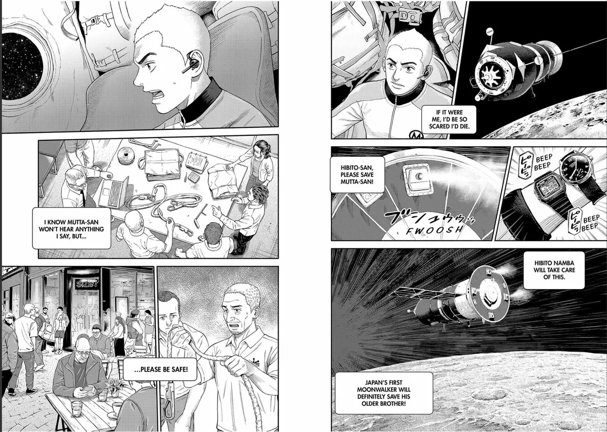 Read Uchuu Kyoudai chapter 412 image 8 on Lezhin