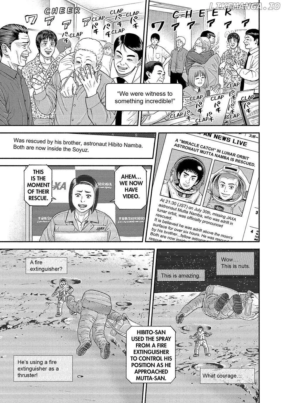 Read Uchuu Kyoudai chapter 424 image 14 on Lezhin