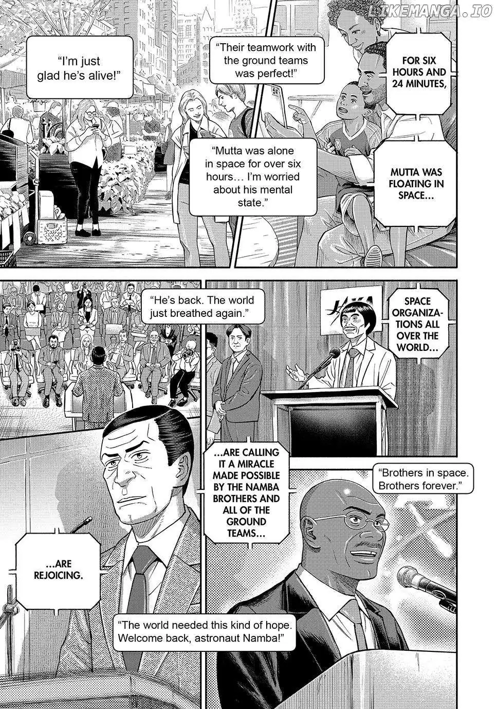 Read Uchuu Kyoudai chapter 424 image 16 on Lezhin