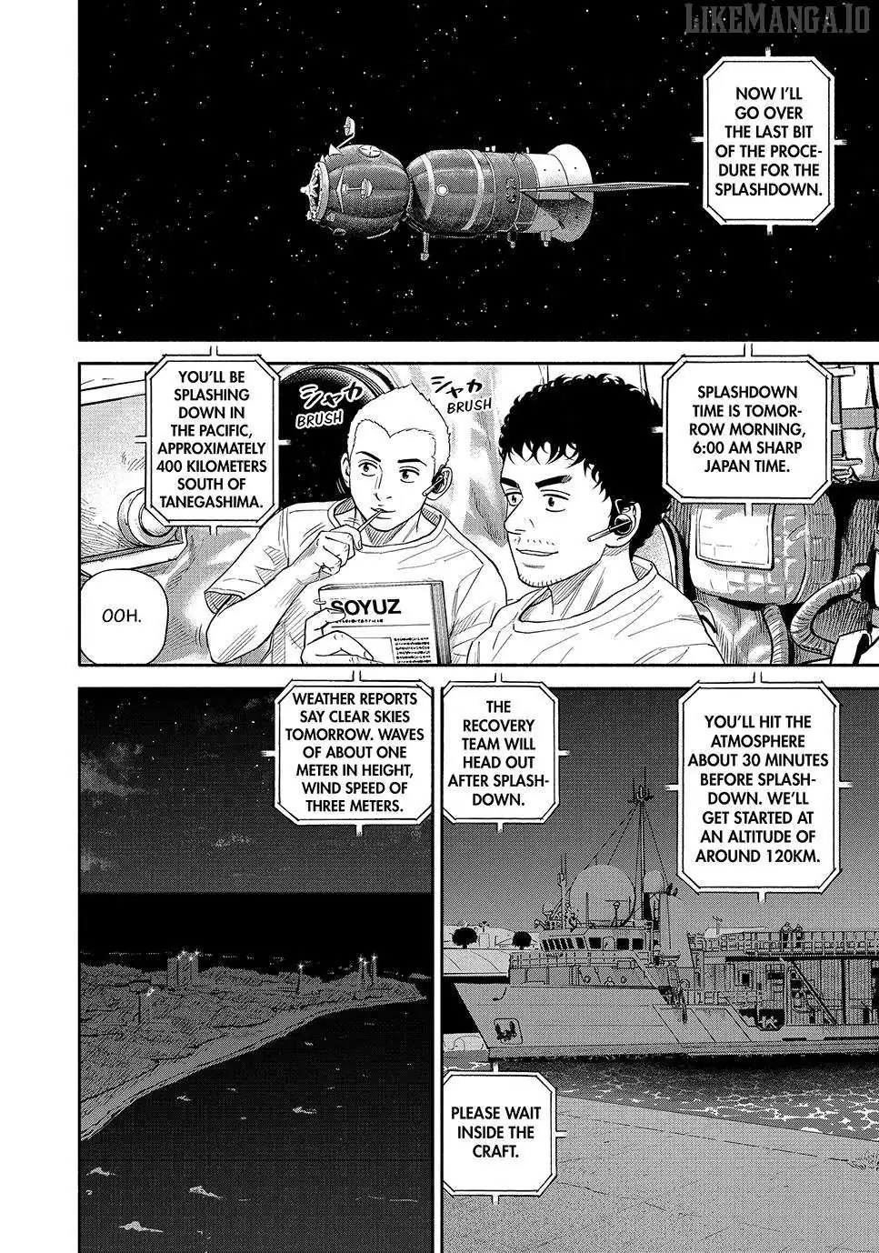 Uchuu Kyoudai Chapter 427 page 10 - 