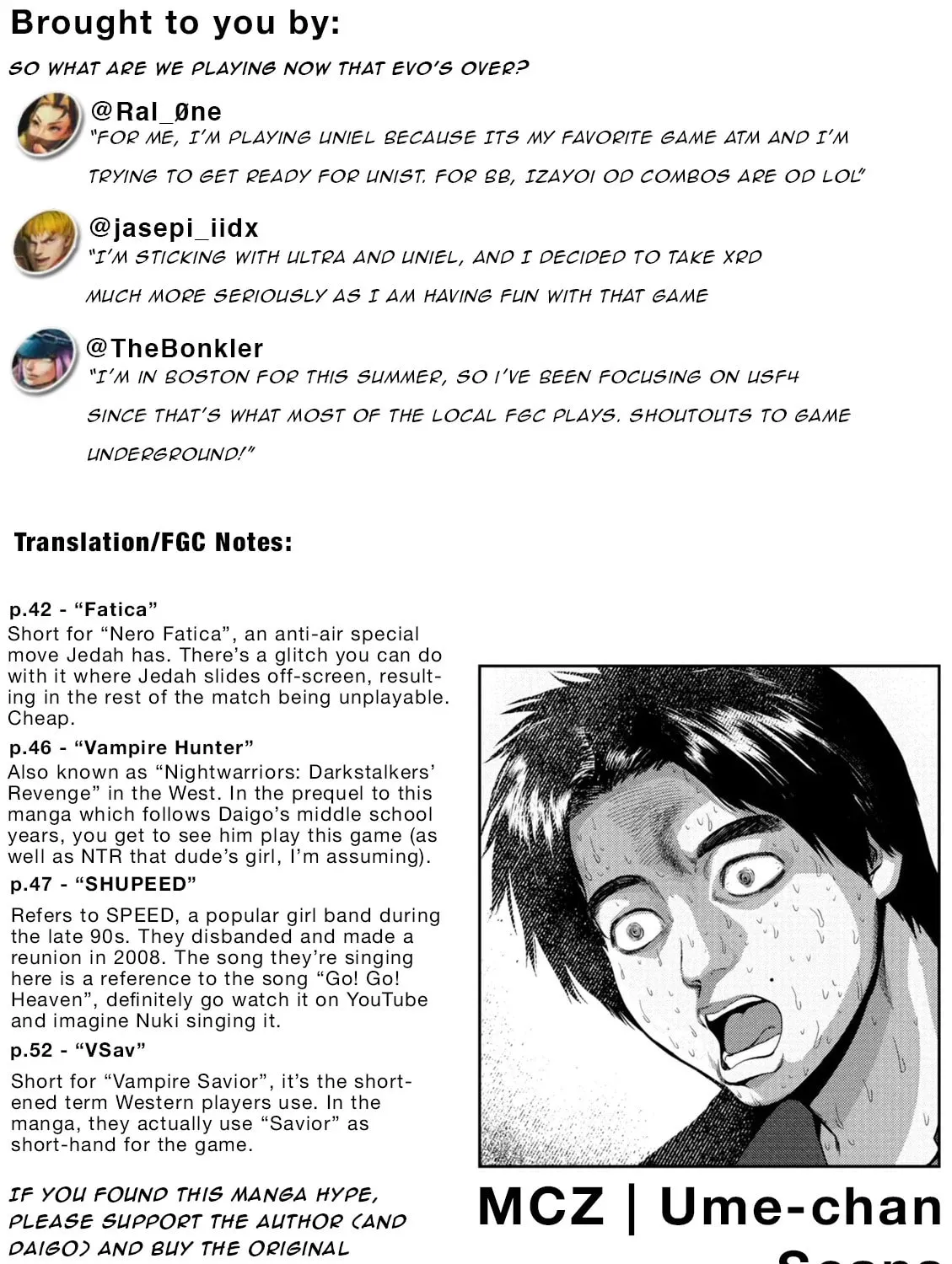 Read Umehara: Fighting Gamers! chapter 3 image 44 on Lezhin