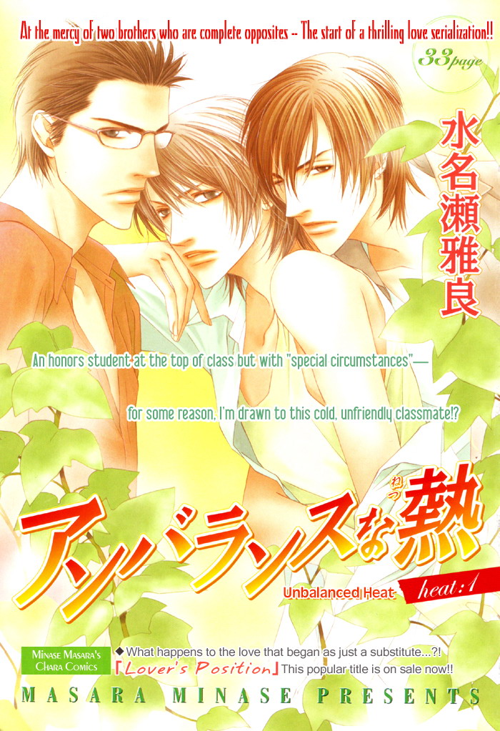 Unbalance na Netsu Chapter 1 page 2 - 