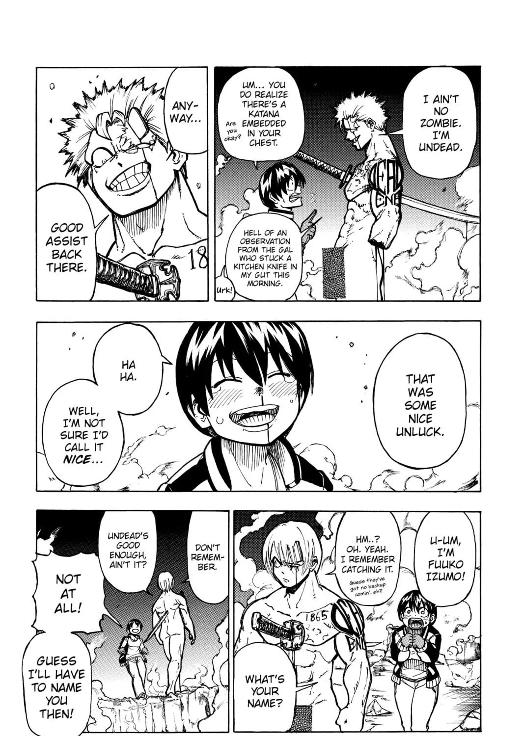 Read Undead Unluck chapter 1 image 100 on Lezhin