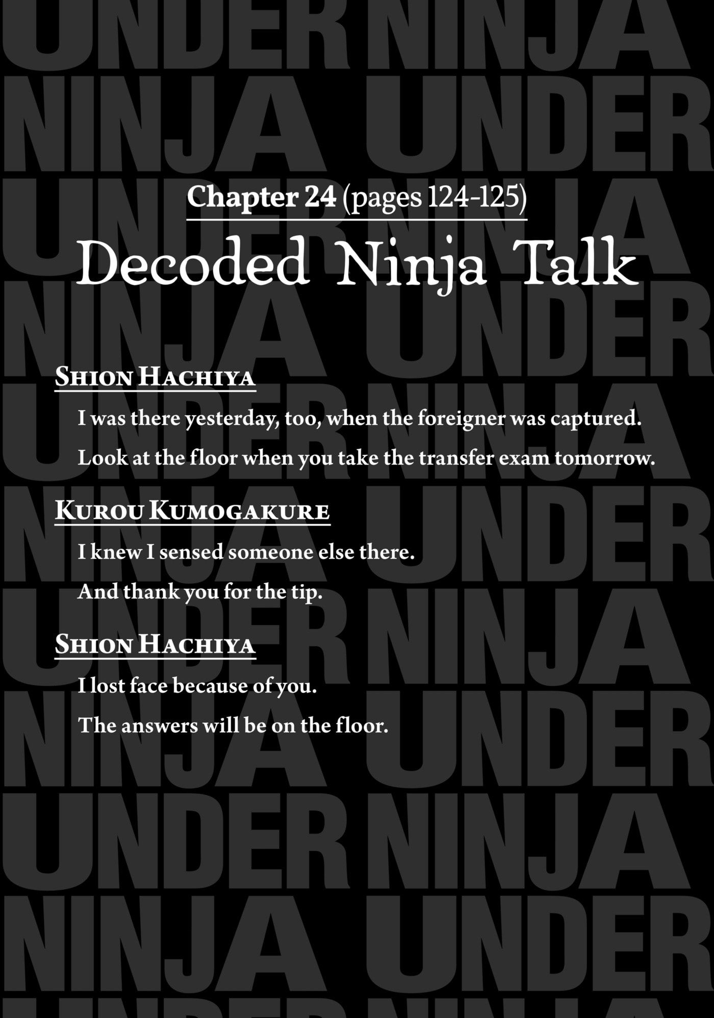 Under Ninja Chapter 24 page 21 - 