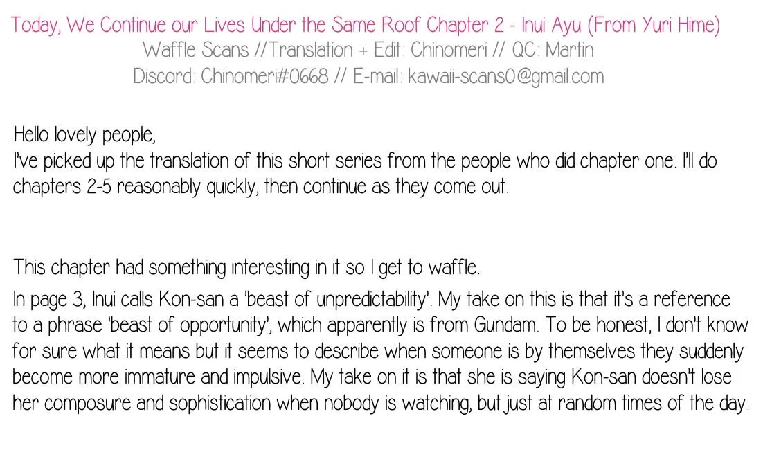 Read Under One Roof Today chapter 2 image 3 on Lezhin