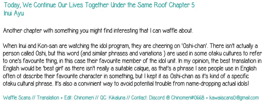 Read Under One Roof Today chapter 5 image 3 on Lezhin