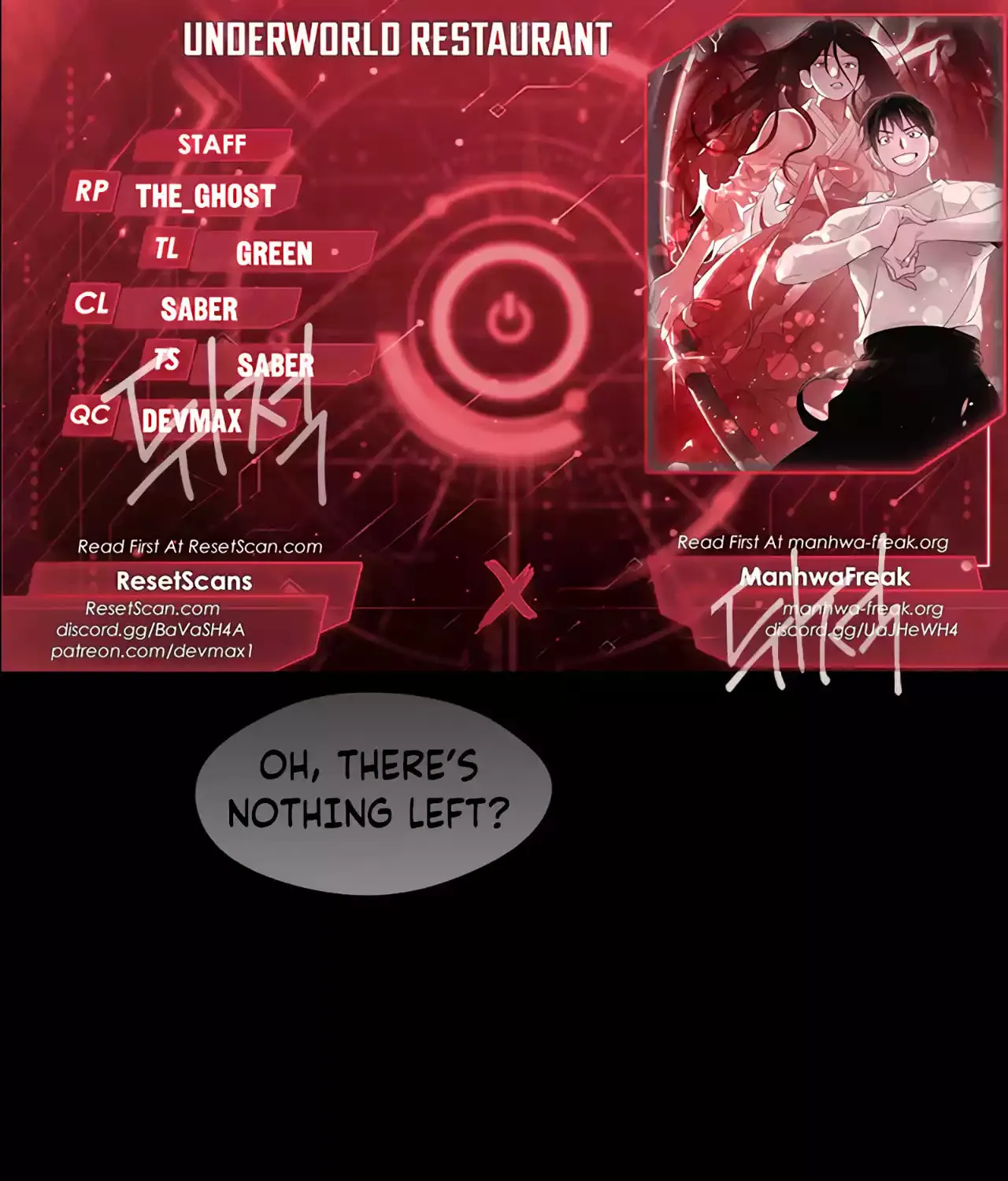 Read Underworld Restaurant chapter 49 image 1 on Lezhin