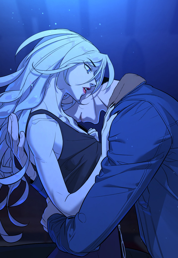 Read Unholy Blood chapter 65 image 22 on Lezhin
