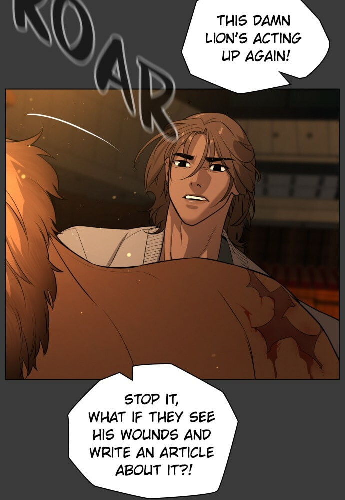 Read Unholy Blood chapter 75 image 40 on Lezhin
