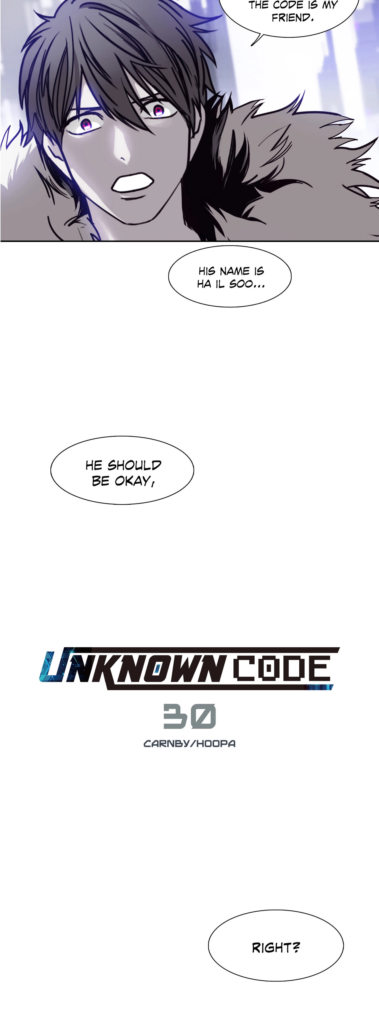 Read Unknown Code chapter 30 image 2 on Lezhin
