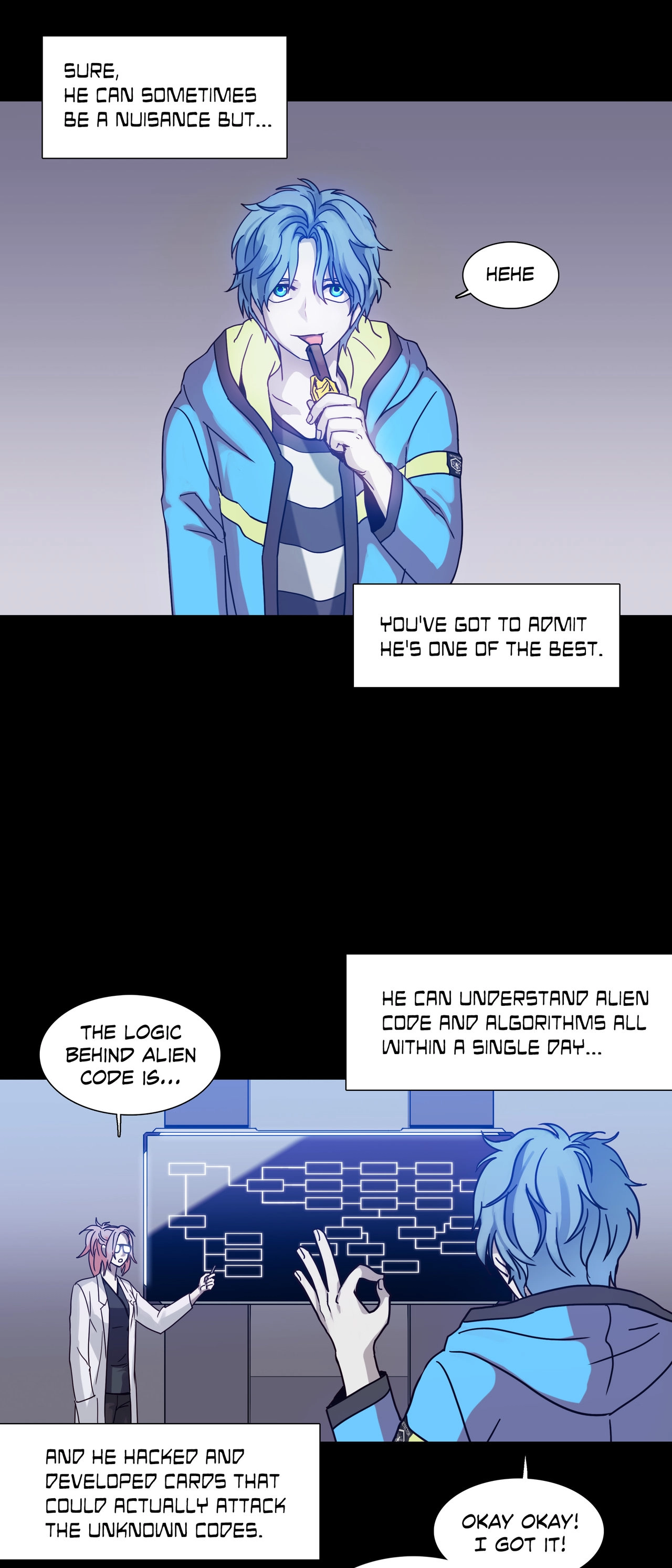 Read Unknown Code chapter 36 image 3 on Lezhin