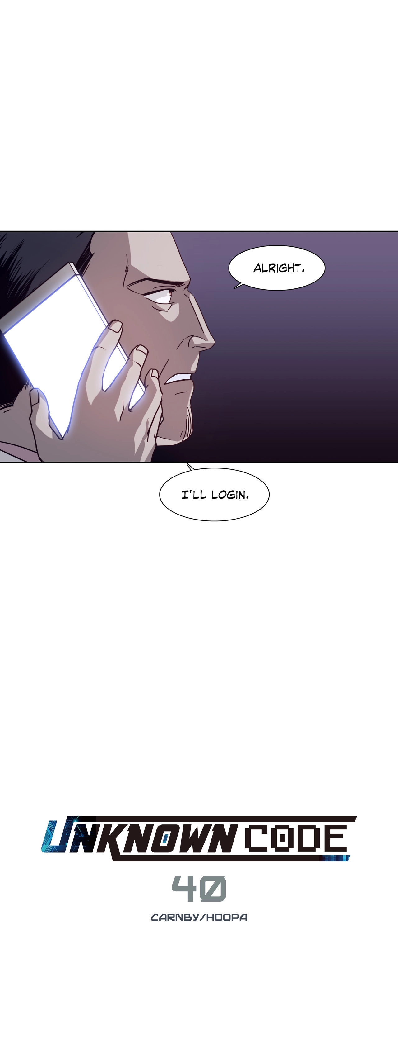 Read Unknown Code chapter 40 image 2 on Lezhin