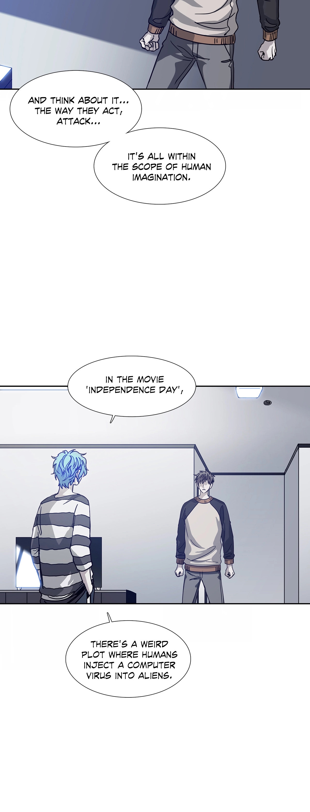 Read Unknown Code chapter 45 image 7 on Lezhin