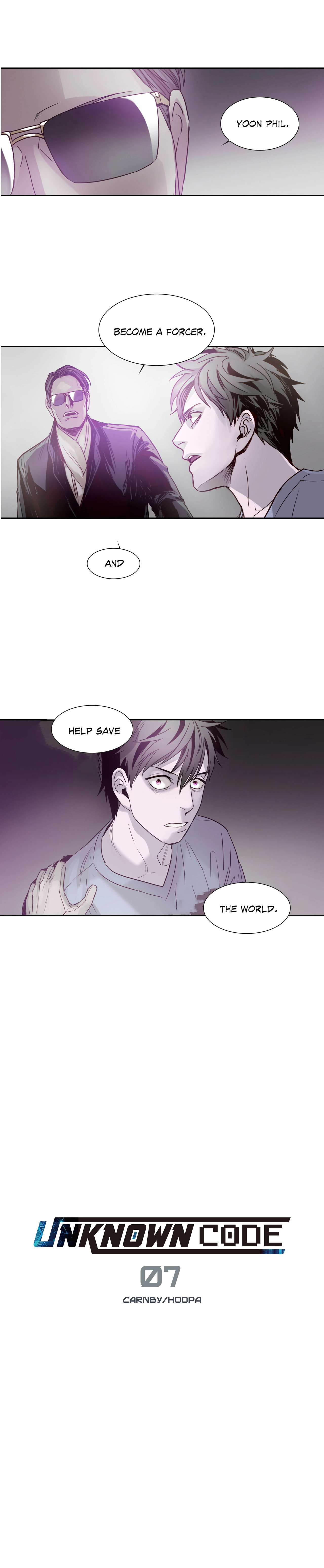 Read Unknown Code chapter 7 image 1 on Lezhin