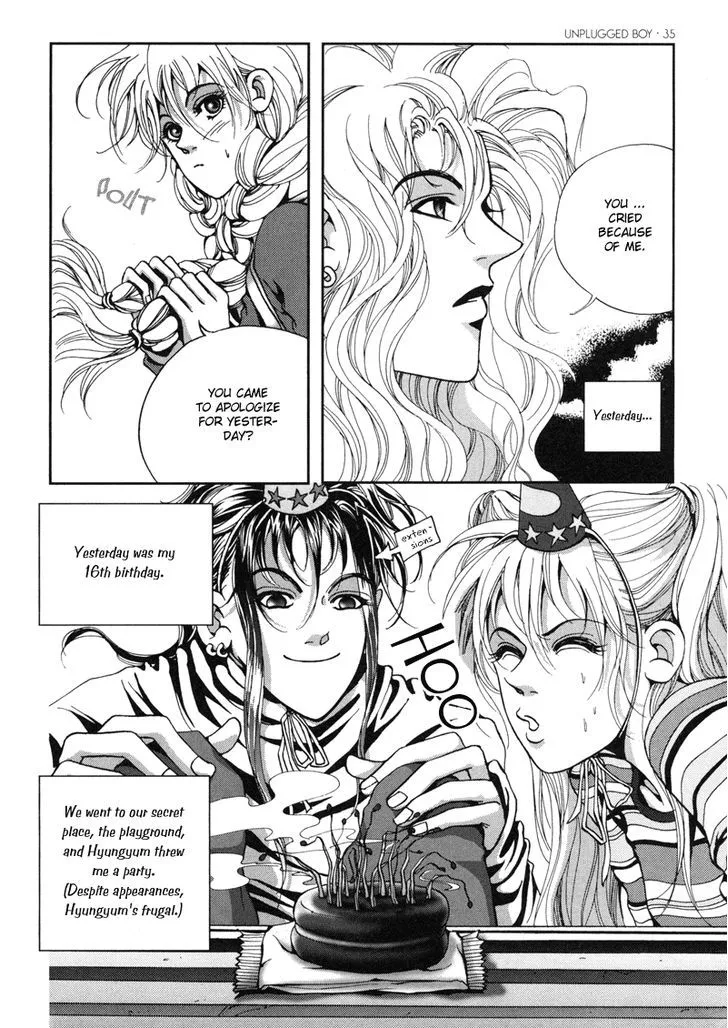 Read Unplugged Boy chapter 0 image 34 on Lezhin