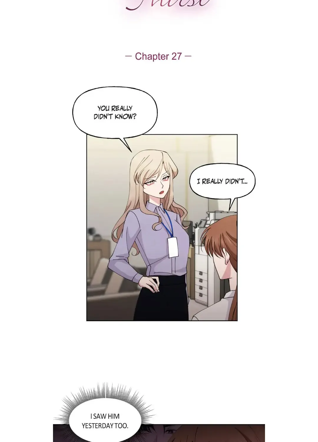 Read Unquenchable Thirst chapter 27 image 1 on Lezhin