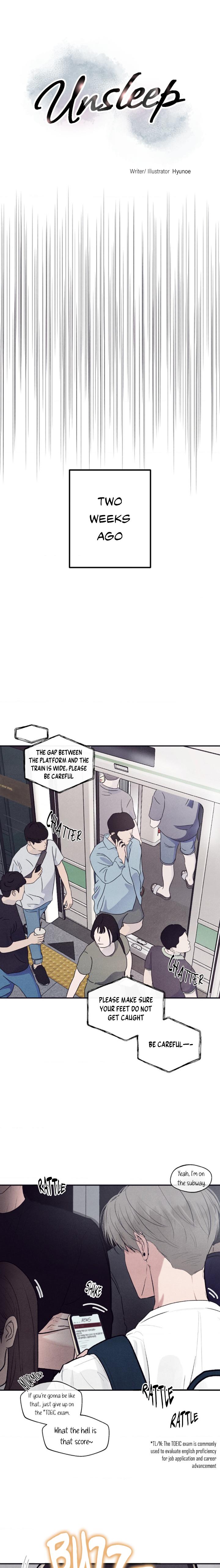 Read Unsleep chapter 1.2 image 9 on Lezhin