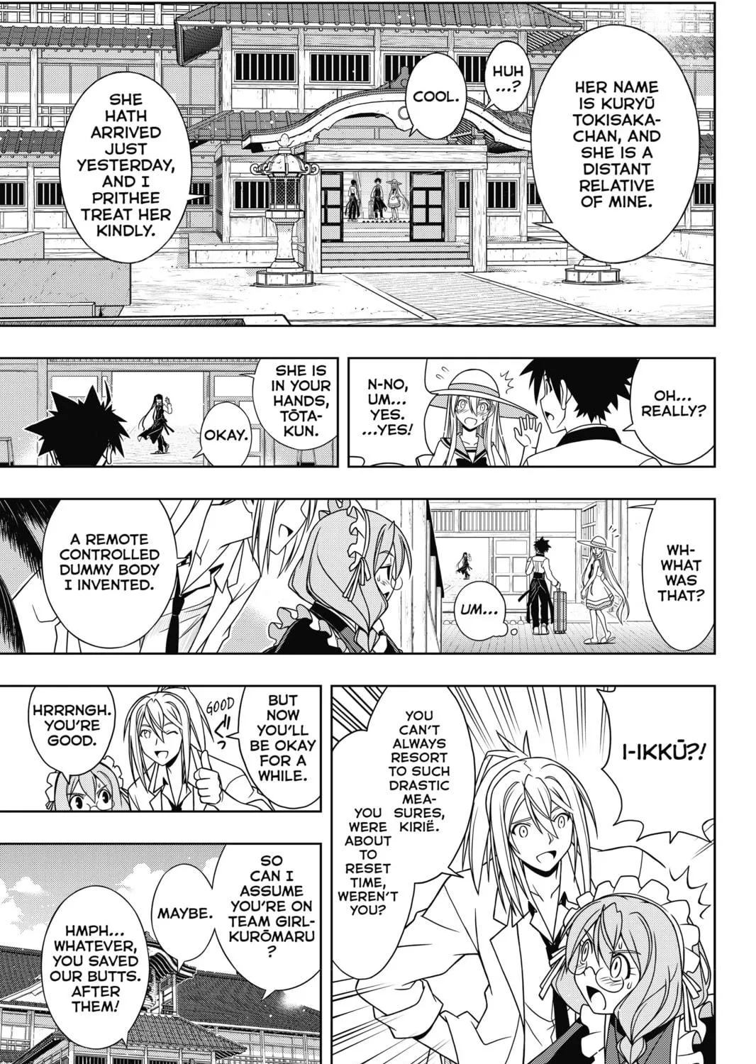 Read UQ HOLDER! chapter 102 image 4 on Lezhin