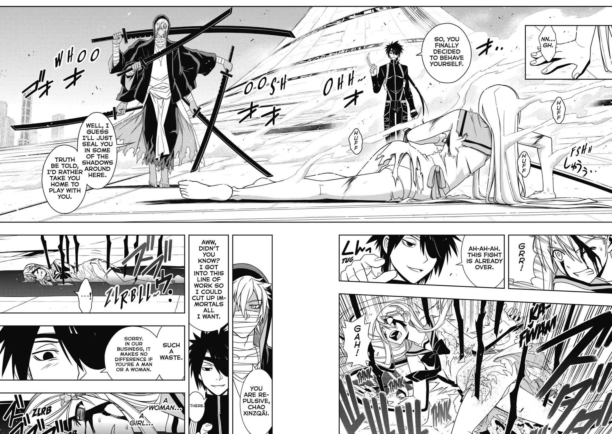 Read UQ HOLDER! chapter 103 image 18 on Lezhin