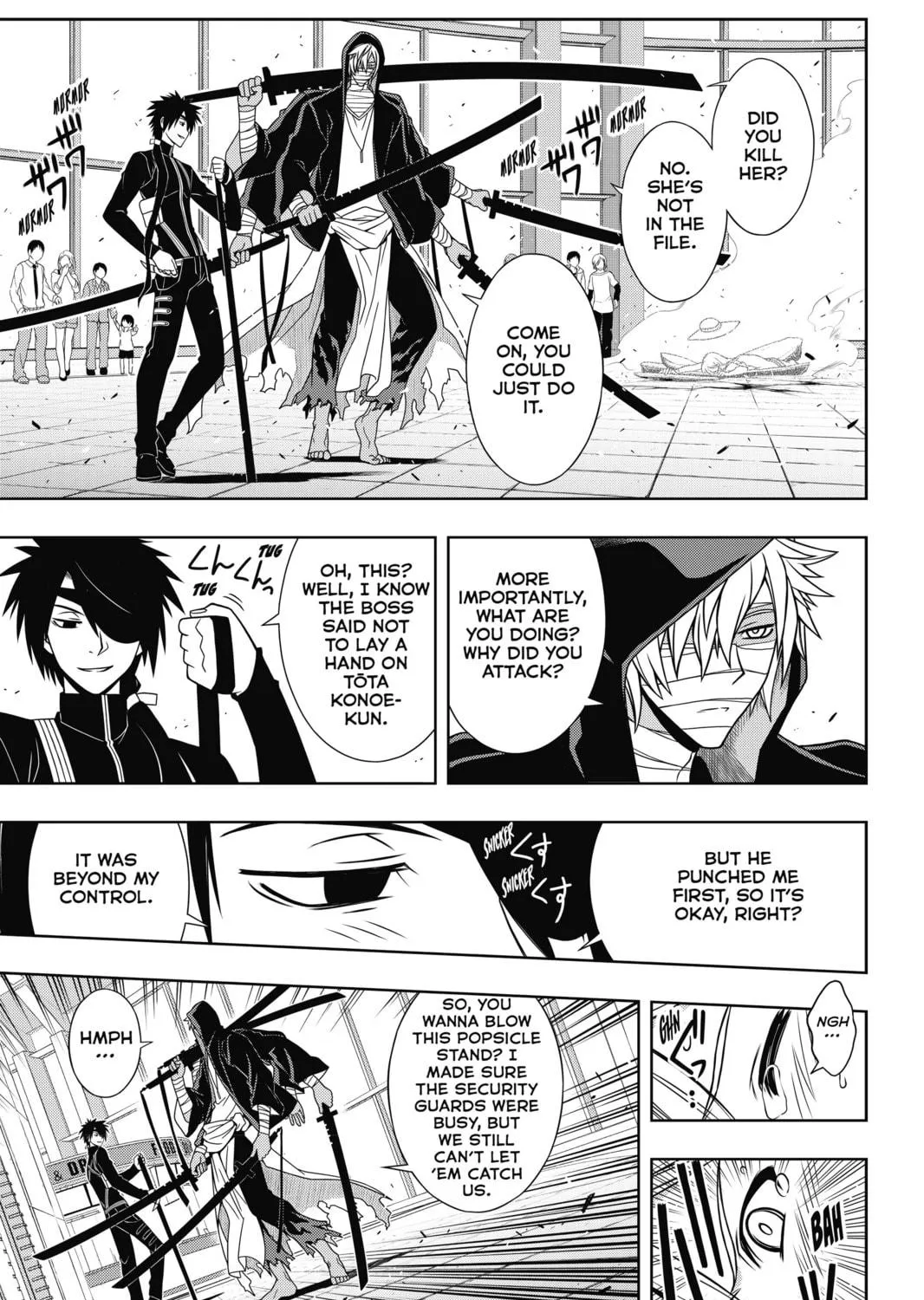 Read UQ HOLDER! chapter 103 image 4 on Lezhin