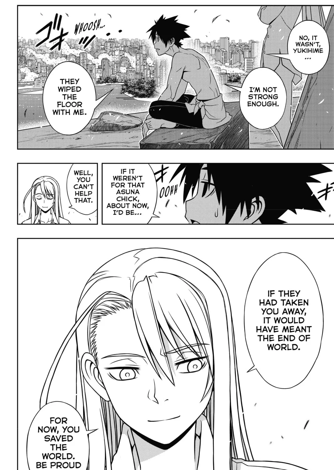Read UQ HOLDER! chapter 134 image 42 on Lezhin
