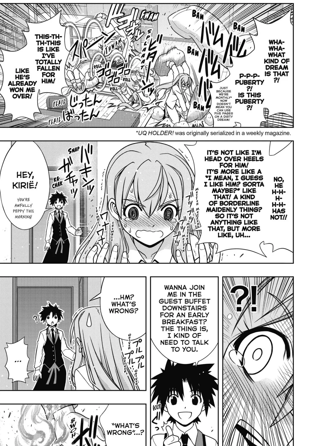 Read UQ HOLDER! chapter 135 image 12 on Lezhin