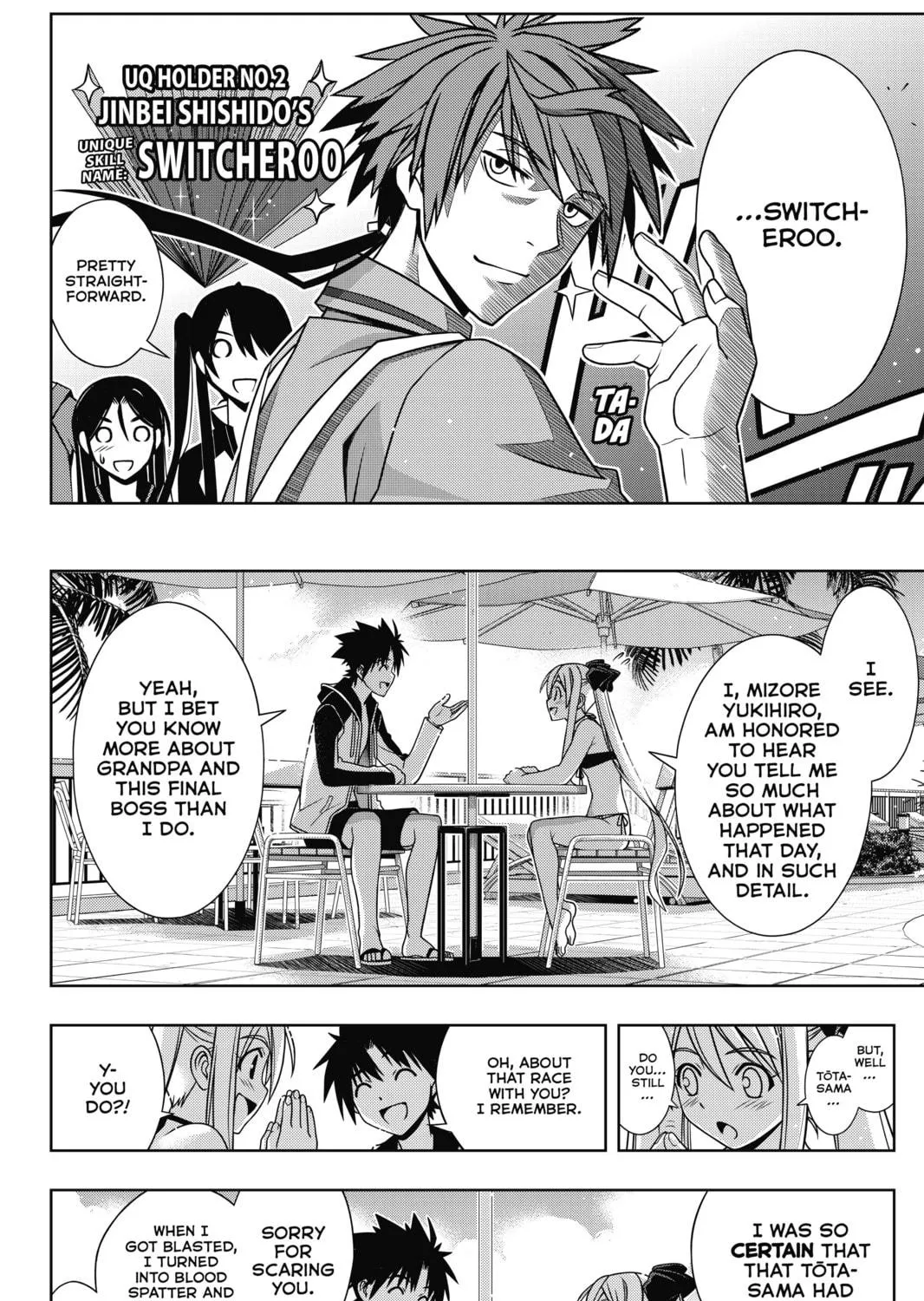 Read UQ HOLDER! chapter 135 image 38 on Lezhin