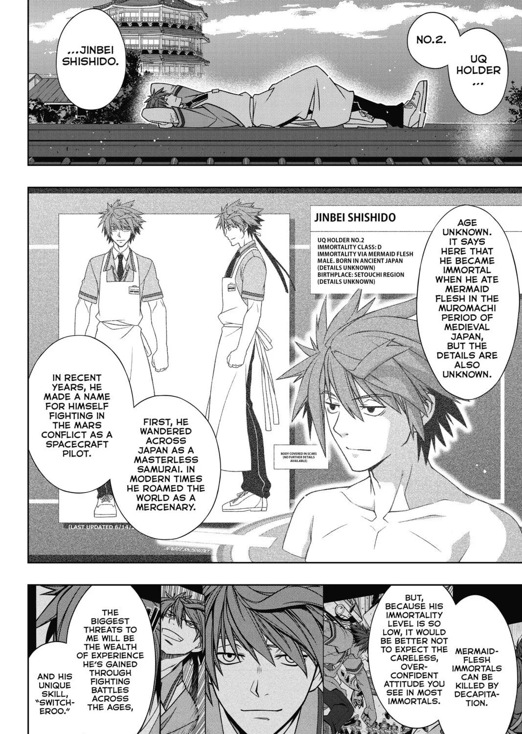 Read UQ HOLDER! chapter 141 image 16 on Lezhin