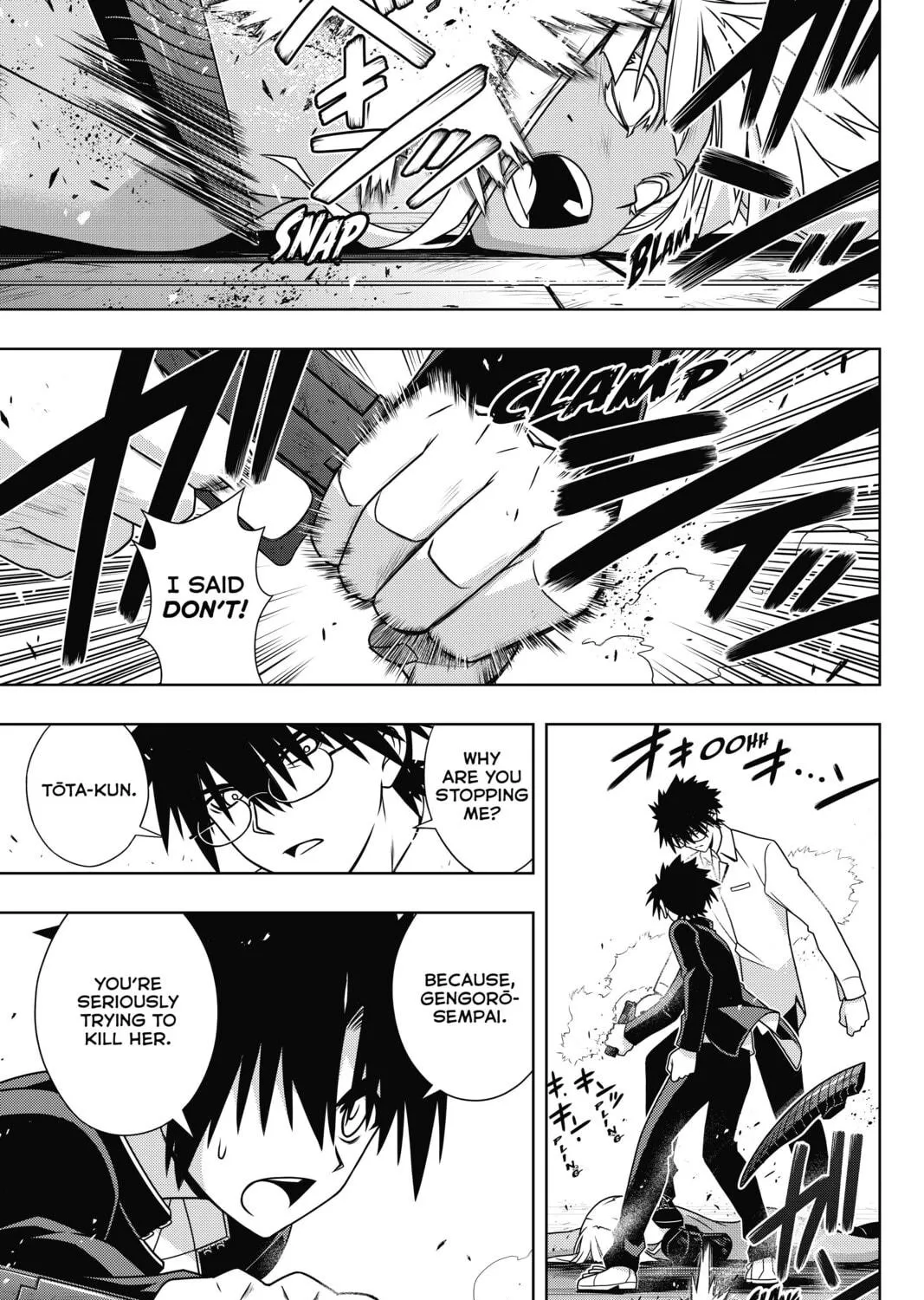 Read UQ HOLDER! chapter 142 image 64 on Lezhin