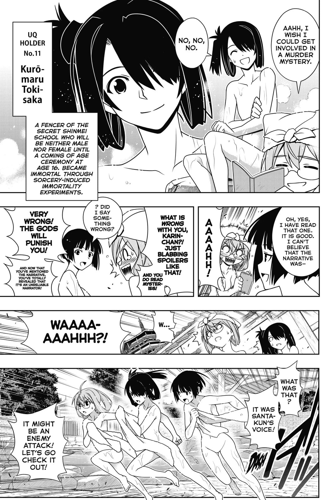 Read UQ HOLDER! chapter 144.1 image 1 on Lezhin