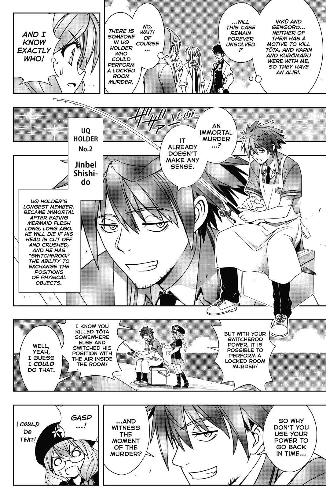 Read UQ HOLDER! chapter 144.1 image 6 on Lezhin