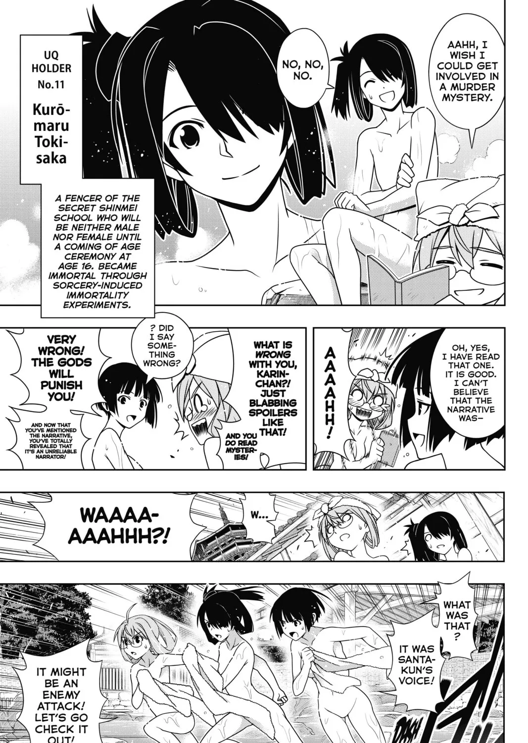 Read UQ HOLDER! chapter 144.5 image 2 on Lezhin