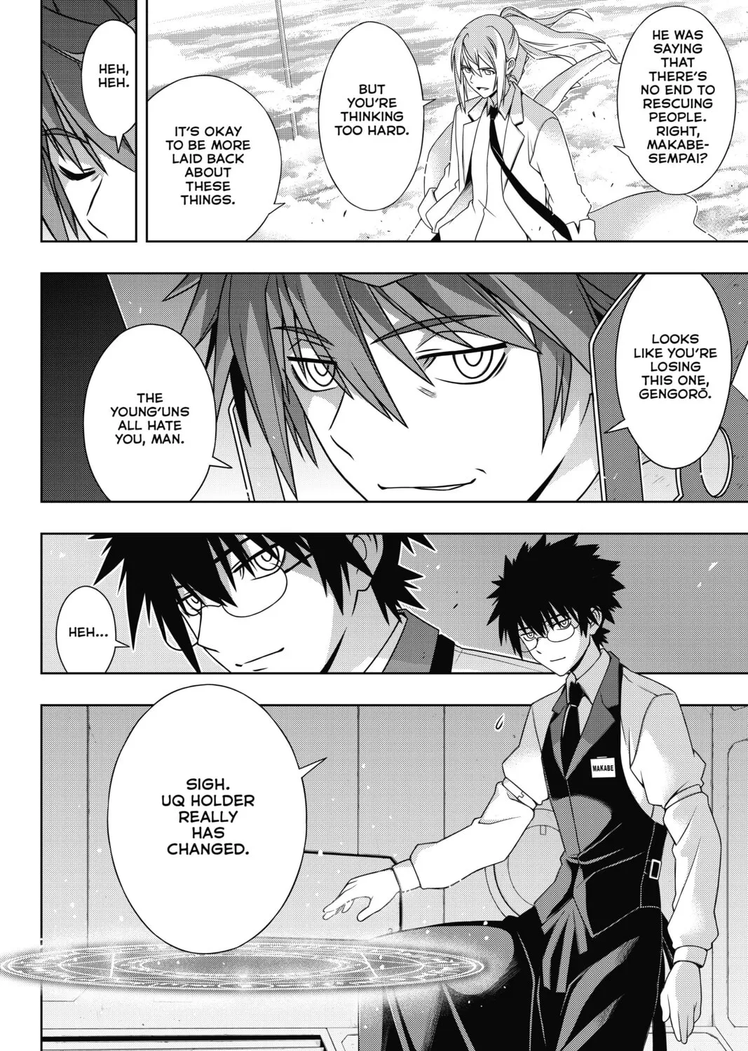 Read UQ HOLDER! chapter 144 image 56 on Lezhin