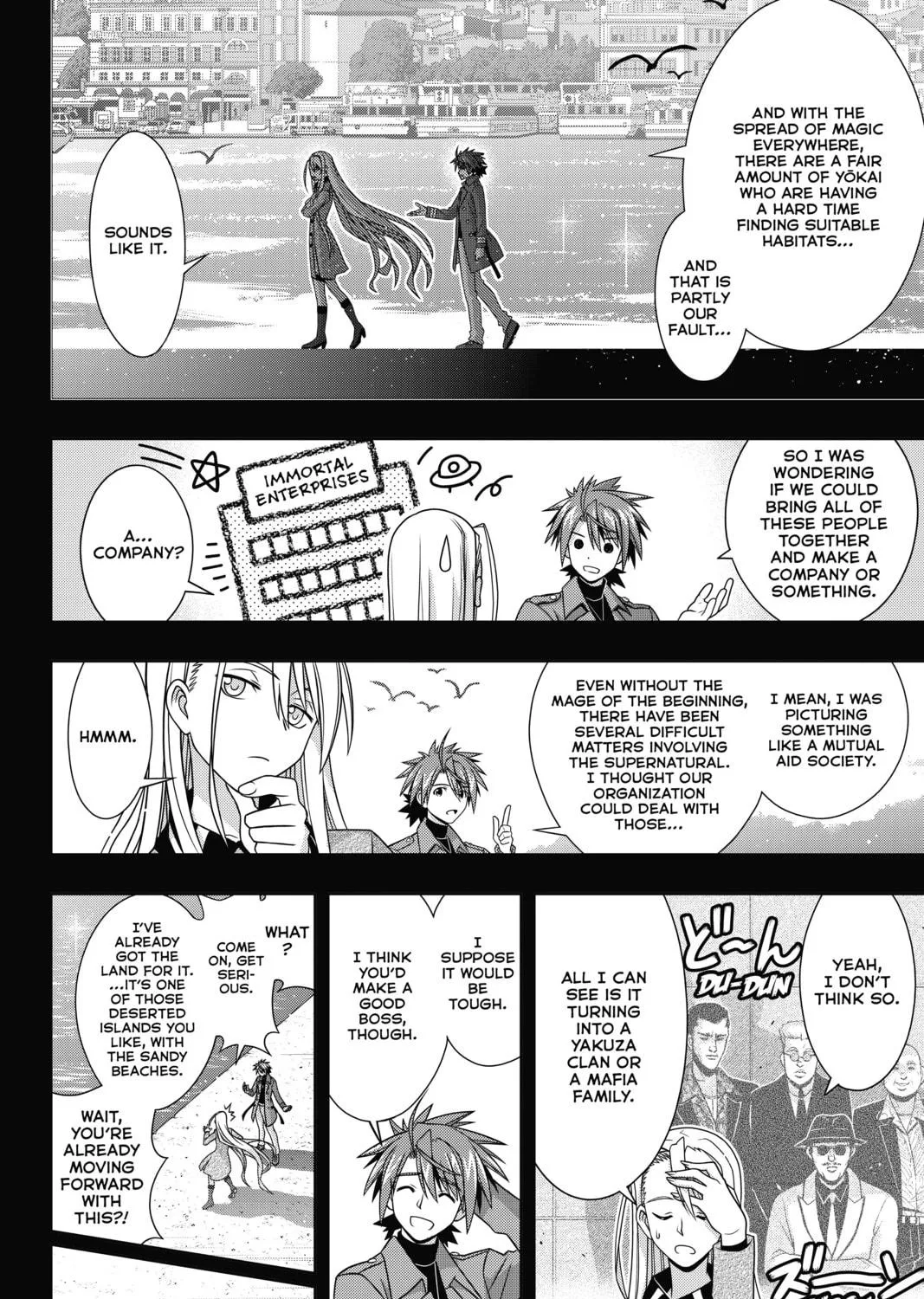 Read UQ HOLDER! chapter 150 image 8 on Lezhin