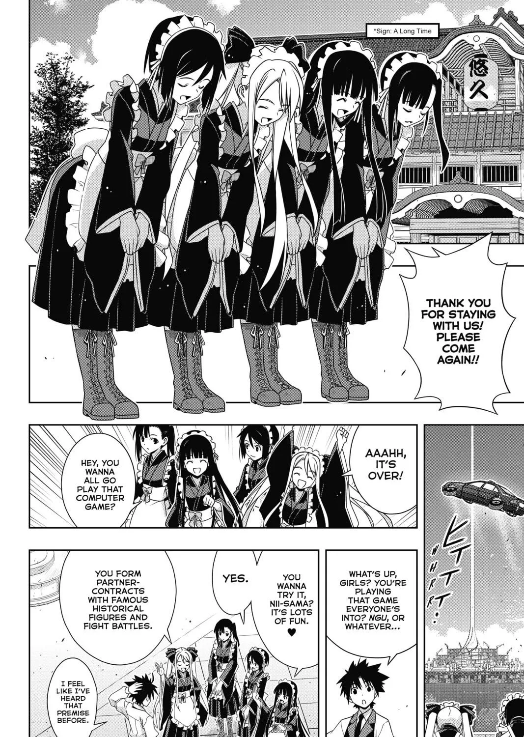 Read UQ HOLDER! chapter 152 image 10 on Lezhin