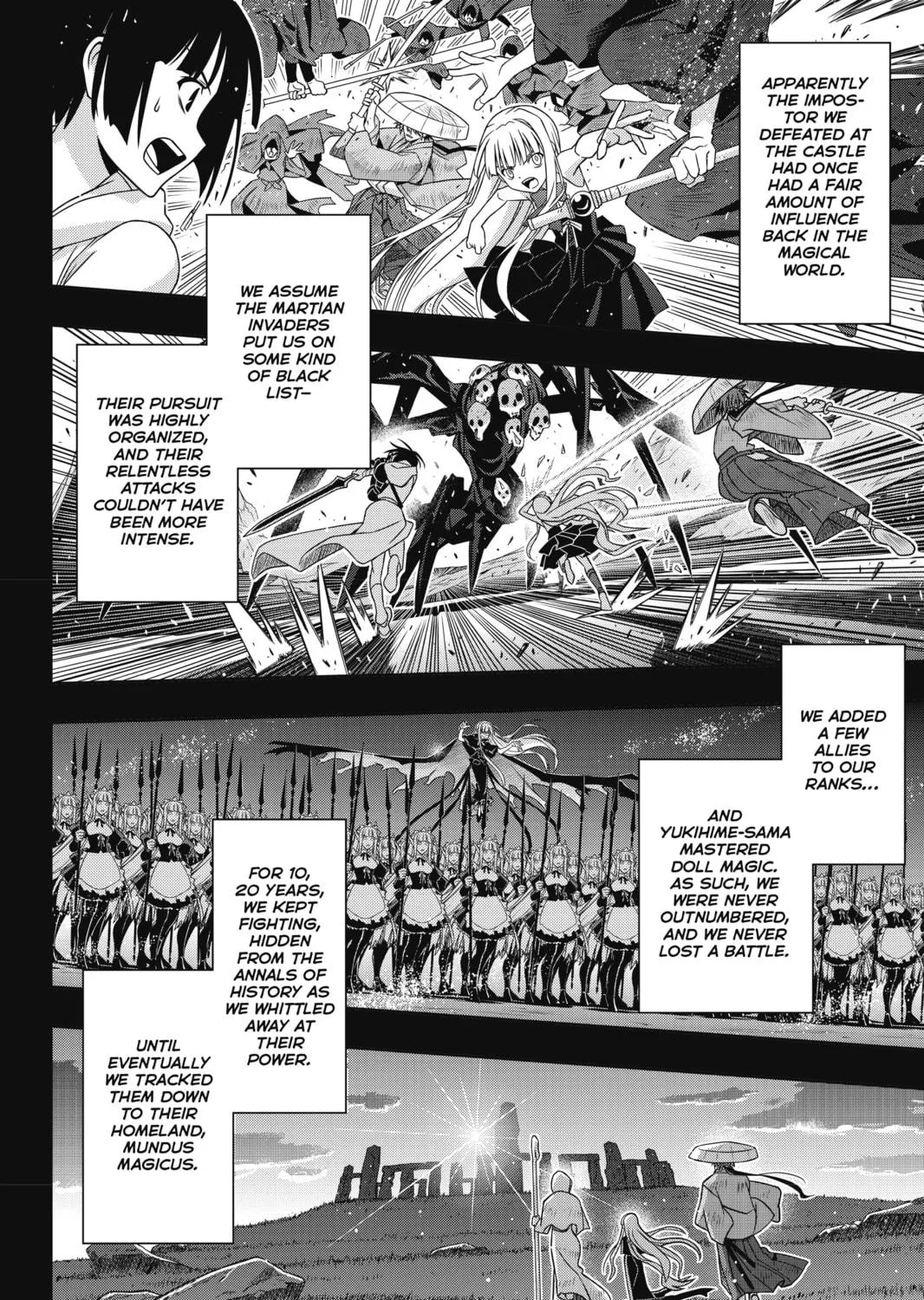 Read UQ HOLDER! chapter 153 image 70 on Lezhin