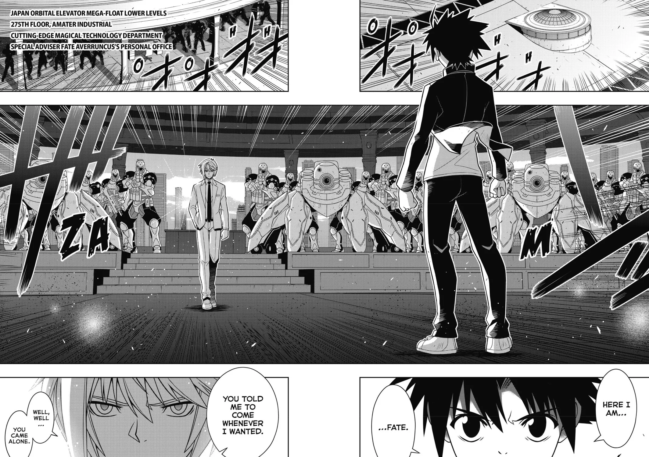 Read UQ HOLDER! chapter 157 image 6 on Lezhin