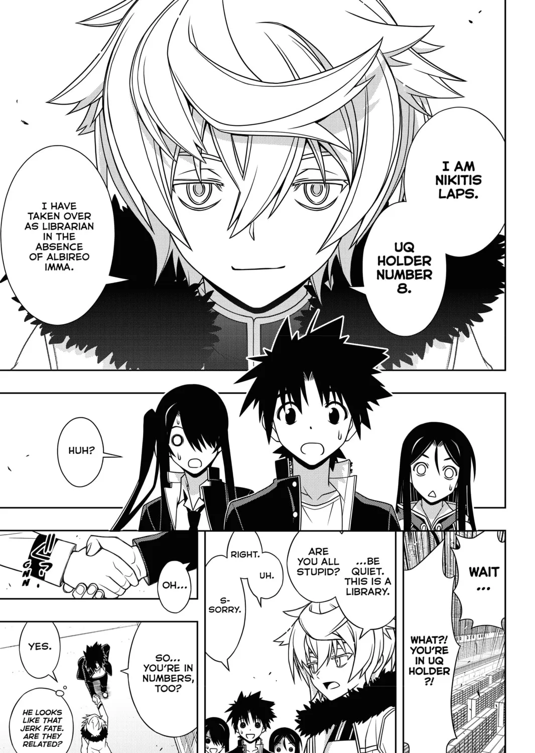 Read UQ HOLDER! chapter 158 image 36 on Lezhin