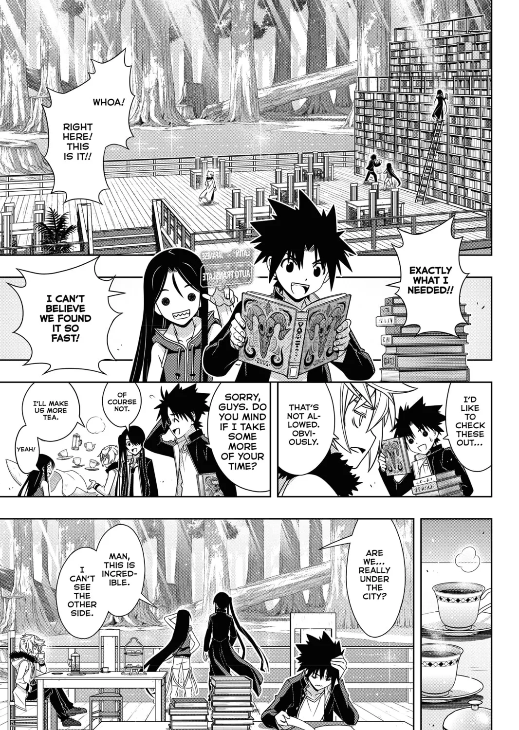 Read UQ HOLDER! chapter 158 image 44 on Lezhin