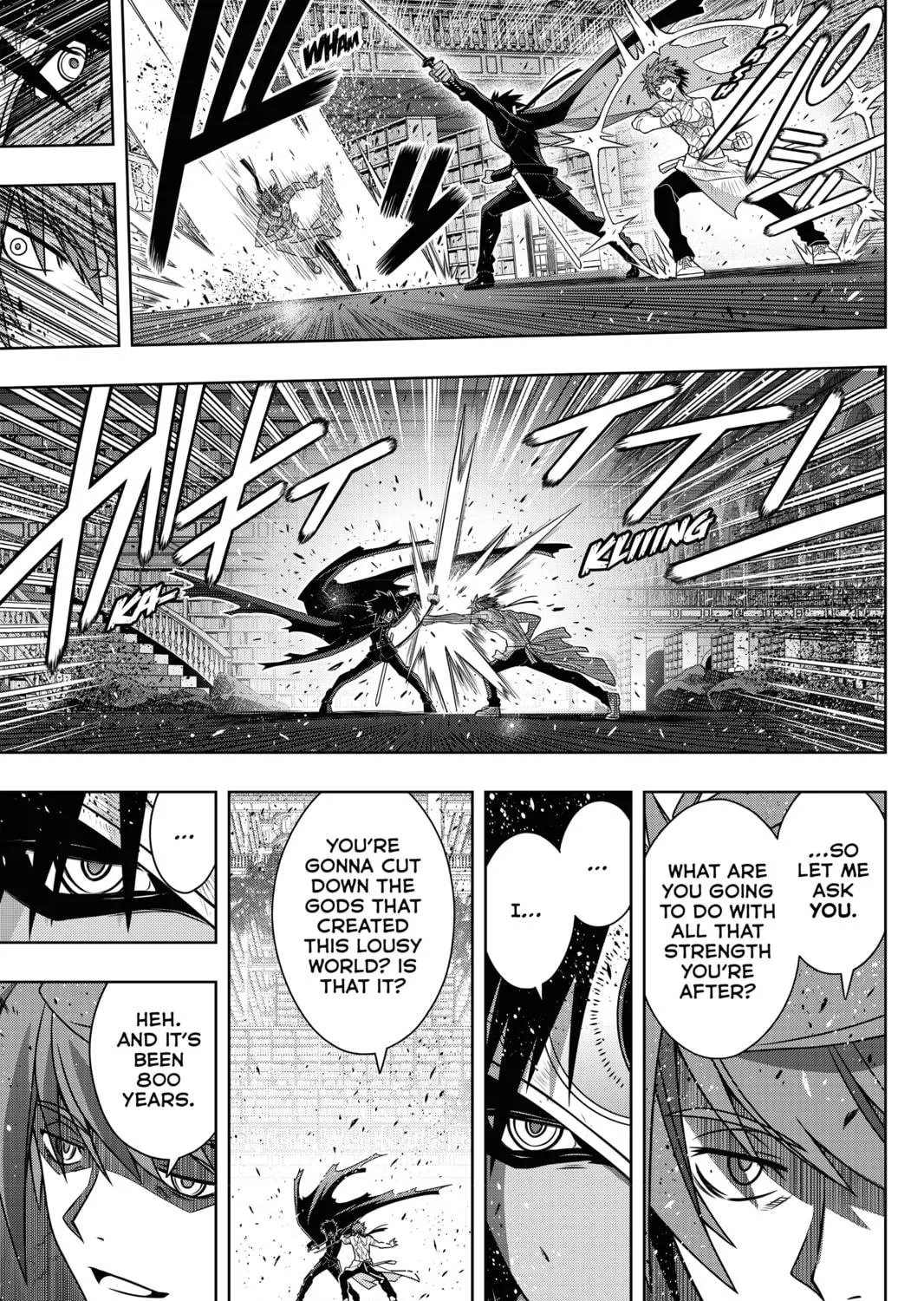 Read UQ HOLDER! chapter 162 image 40 on Lezhin