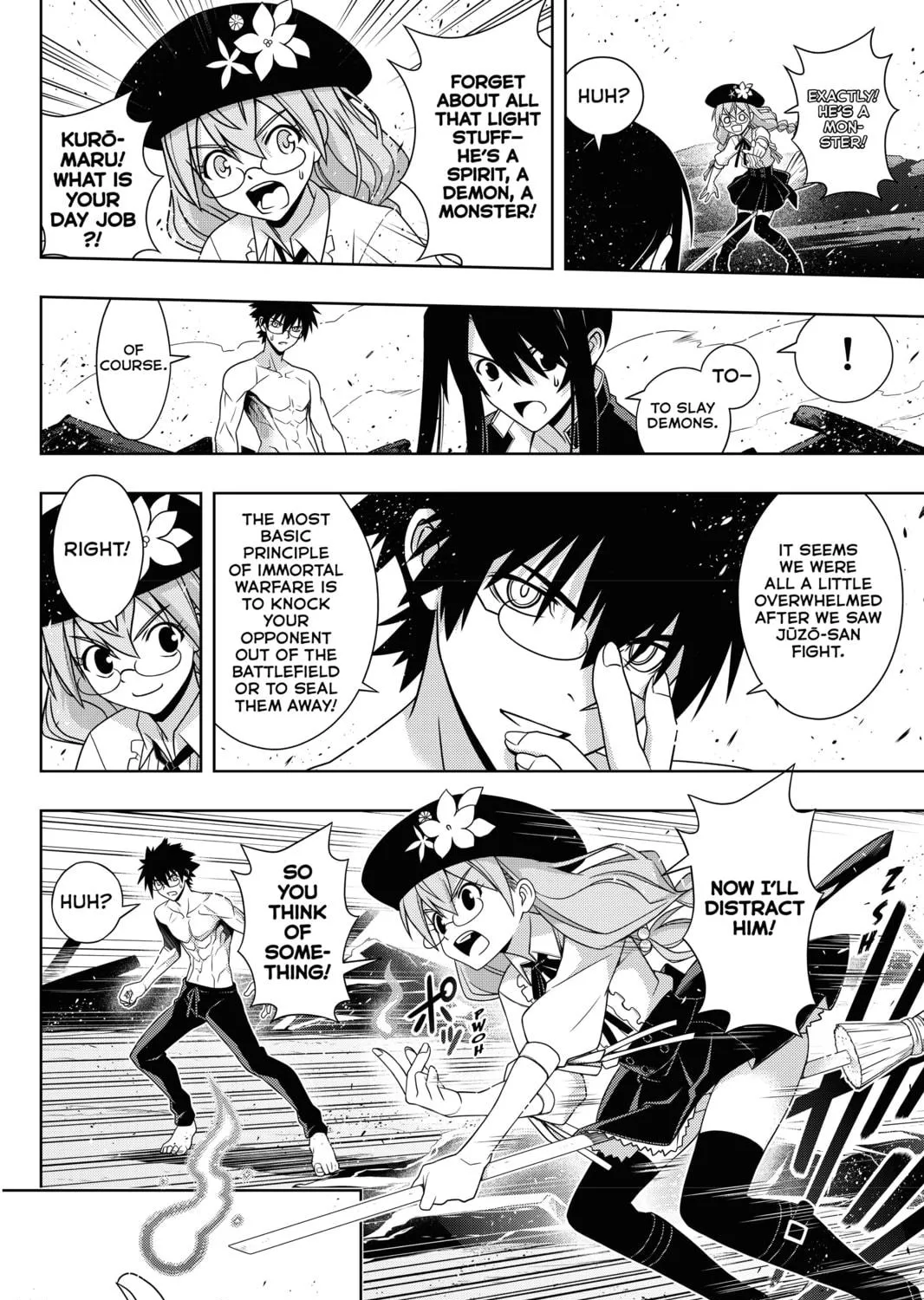 Read UQ HOLDER! chapter 163 image 52 on Lezhin