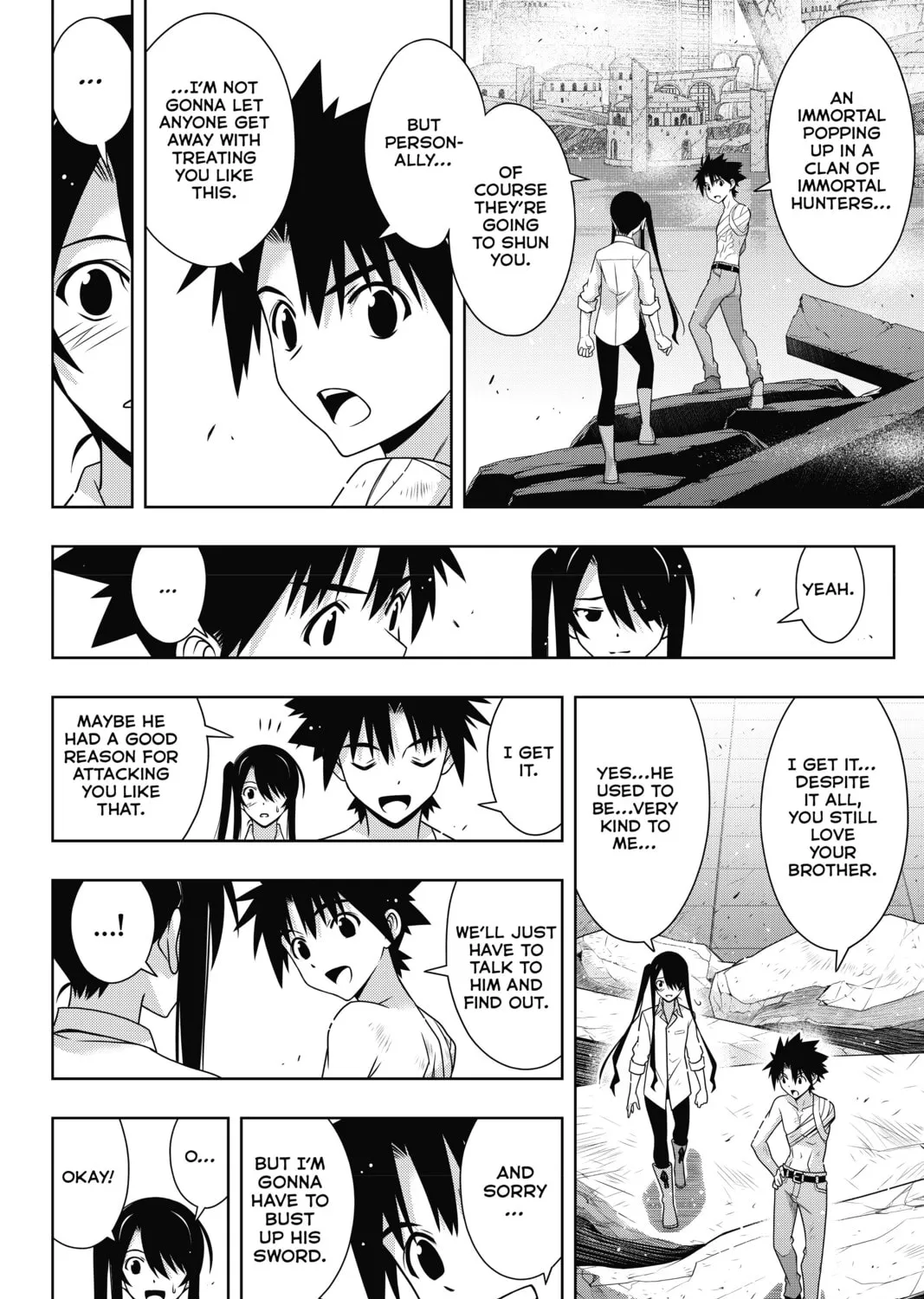 Read UQ HOLDER! chapter 170 image 56 on Lezhin