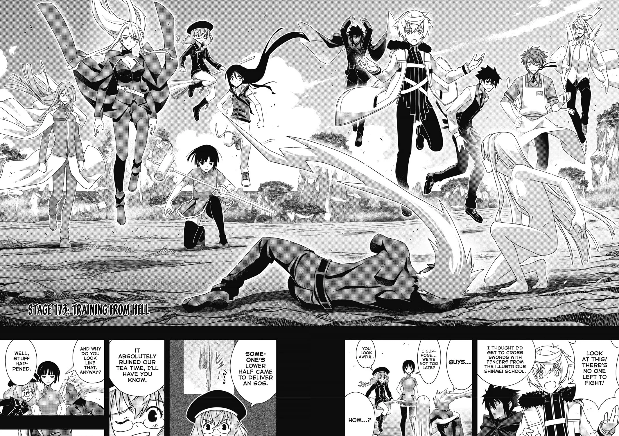 Read UQ HOLDER! chapter 173 image 6 on Lezhin